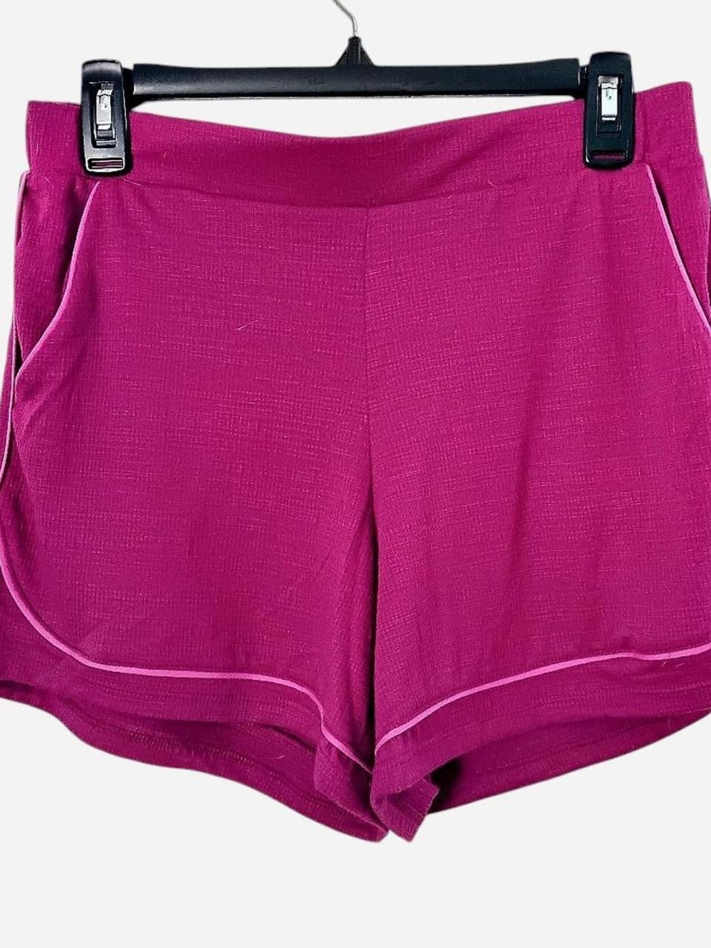 High-Rise Athletic Shorts in Magenta